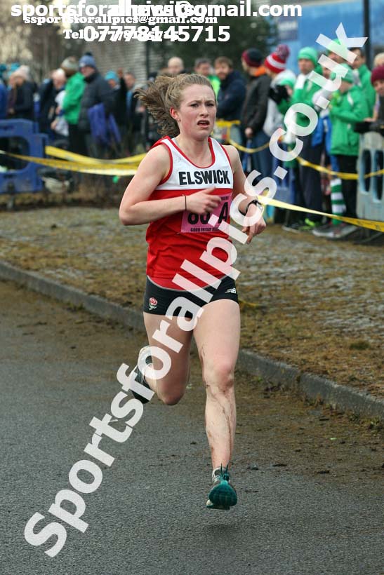 Senior womens Good Friday Elswick Harriers Relay, Newburn, Newcastle. Photo: David T. Hewitson/Sports for All Pics
